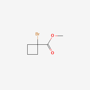 Methyl 1-bromocyclobutanecarboxylate chemical structure (CAS 51175-79-2)