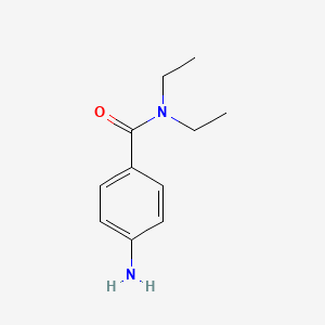 4-Amino-N,N-diethylbenzamide chemical structure (CAS 51207-85-3)