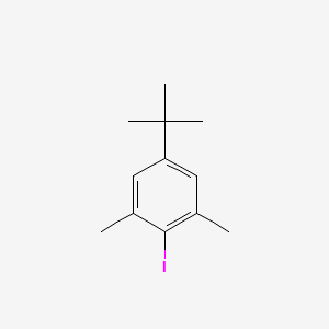 5-(tert-Butyl)-2-iodo-1,3-dimethylbenzene chemical structure (CAS 5122-20-3)