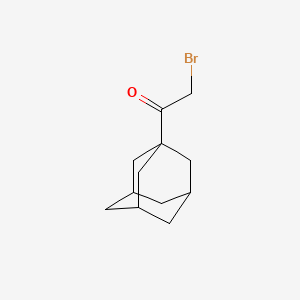 1-(Adamantan-1-yl)-2-bromoethanone chemical structure (CAS 5122-82-7)