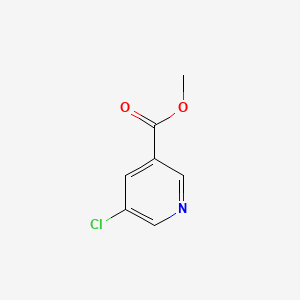 Methyl 5-chloronicotinate chemical structure (CAS 51269-81-9)