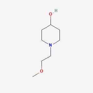 1-(2-Methoxyethyl)piperidin-4-ol chemical structure (CAS 512778-95-9)