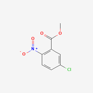 Methyl 5-chloro-2-nitrobenzoate chemical structure (CAS 51282-49-6)
