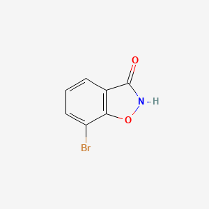 7-Bromobenzo[d]isoxazol-3(2H)-one chemical structure (CAS 51294-59-8)