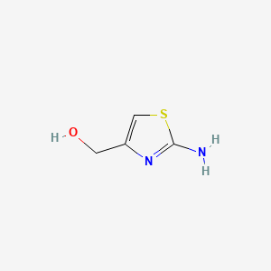(2-Aminothiazol-4-yl)methanol chemical structure (CAS 51307-43-8)