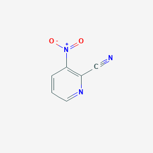 3-Nitro-2-pyridinecarbonitrile chemical structure (CAS 51315-07-2)