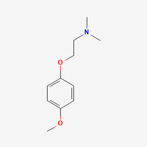 2-(4-Methoxyphenoxy)-N,N-dimethylethanamine chemical structure (CAS 51344-12-8)