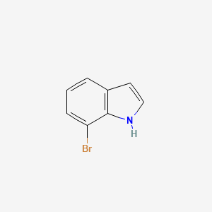 7-Bromoindole chemical structure (CAS 51417-51-7)