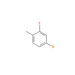 4-Bromo-2-fluorotoluene chemical structure (CAS 51436-99-8)