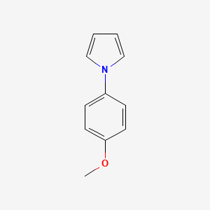 1-(4-Methoxyphenyl)-1H-pyrrole chemical structure (CAS 5145-71-1)