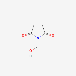 1-(Hydroxymethyl)pyrrolidine-2,5-dione chemical structure (CAS 5146-68-9)