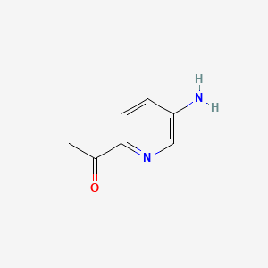 1-(5-Aminopyridin-2-yl)ethanone chemical structure (CAS 51460-32-3)