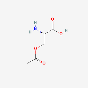 O-AC-L-Ser-OH chemical structure (CAS 5147-00-2)