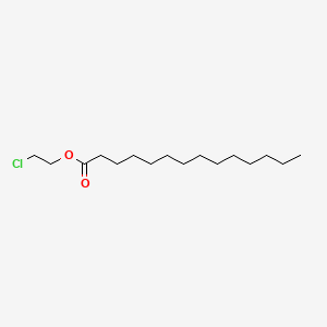 2-Chloroethyl tetradecanoate chemical structure (CAS 51479-36-8)