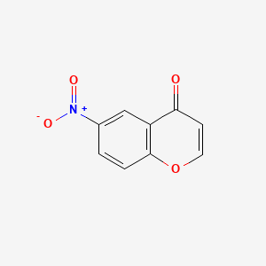 6-Nitro-4H-chromen-4-one chemical structure (CAS 51484-05-0)
