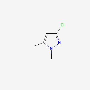 3-Chloro-1,5-dimethyl-1H-pyrazole chemical structure (CAS 51500-32-4)