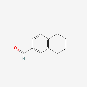 5,6,7,8-Tetrahydronaphthalene-2-carbaldehyde chemical structure (CAS 51529-97-6)