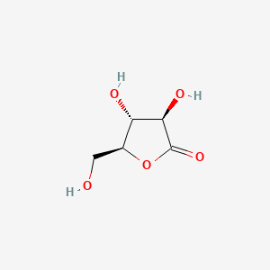 (3R,4R,5S)-3,4-Dihydroxy-5-(hydroxymethyl)dihydrofuran-2(3H)-one chemical structure (CAS 51532-86-6)