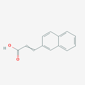 3-(Naphthalen-2-yl)acrylic acid chemical structure (CAS 51557-26-7)