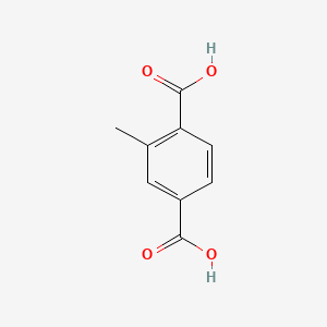 2-Methyl-1,4-benzenedicarboxylic acid chemical structure (CAS 5156-01-4)