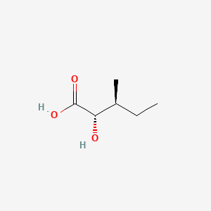 (2S,3S)-2-Hydroxy-3-methylpentanoic acid chemical structure (CAS 51576-04-6)