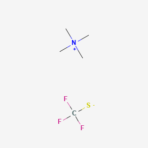 Tetramethylammonium trifluoromethanethiolate chemical structure (CAS 515823-30-0)