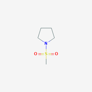 1-(Methylsulfonyl)pyrrolidine chemical structure (CAS 51599-68-9)