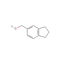 (2,3-Dihydro-1H-inden-5-yl)methanol chemical structure (CAS 51632-06-5)