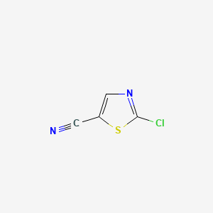 2-Chlorothiazole-5-carbonitrile chemical structure (CAS 51640-36-9)