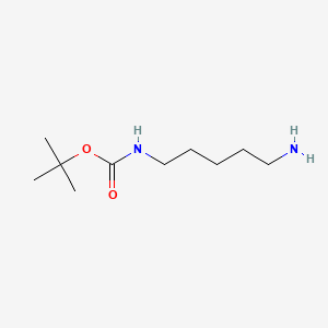 tert-Butyl (5-aminopentyl)carbamate chemical structure (CAS 51644-96-3)