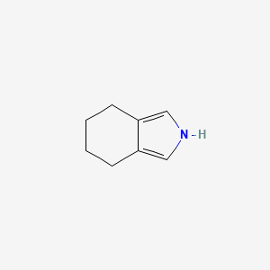 4,5,6,7-Tetrahydro-2H-isoindole chemical structure (CAS 51649-35-5)