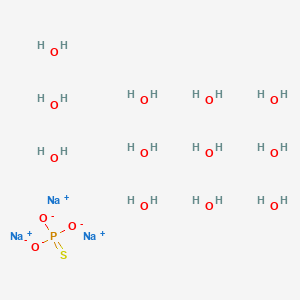 Sodiumthiophosphatedodecahydrate chemical structure (CAS 51674-17-0)