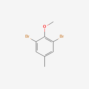 2,6-Dibromo-4-methylanisole chemical structure (CAS 51699-89-9)
