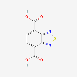 Benzo[c][1,2,5]thiadiazole-4,7-dicarboxylic acid chemical structure (CAS 5170-41-2)