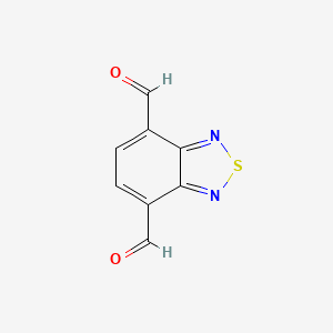 Benzo[c][1,2,5]thiadiazole-4,7-dicarbaldehyde chemical structure (CAS 5170-67-2)