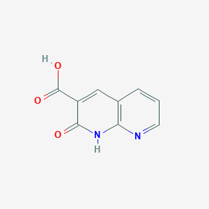 2-Oxo-1,2-dihydro-1,8-naphthyridine-3-carboxylic acid chemical structure (CAS 5175-14-4)