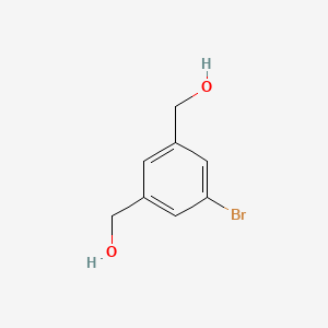 (5-Bromo-1,3-phenylene)dimethanol chemical structure (CAS 51760-22-6)