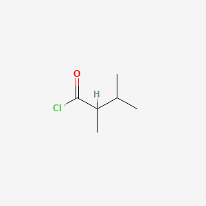 2,3-Dimethylbutanoyl chloride chemical structure (CAS 51760-90-8)