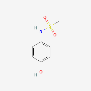 N-(4-Hydroxyphenyl)methanesulfonamide chemical structure (CAS 51767-39-6)