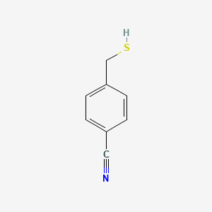 4-(Sulfanylmethyl)benzonitrile chemical structure (CAS 51776-12-6)