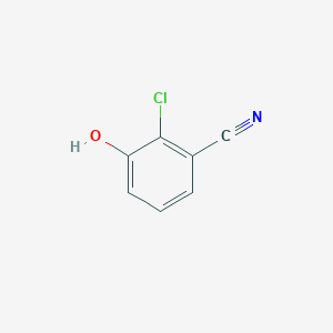 2-Chloro-3-hydroxybenzonitrile chemical structure (CAS 51786-11-9)