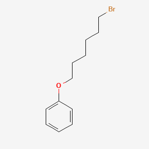 ((6-Bromohexyl)oxy)benzene chemical structure (CAS 51795-97-2)
