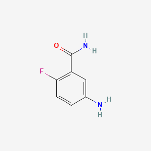 5-Amino-2-fluorobenzamide chemical structure (CAS 518057-72-2)