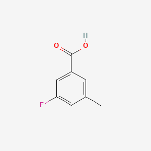 3-Fluoro-5-methylbenzoic acid chemical structure (CAS 518070-19-4)