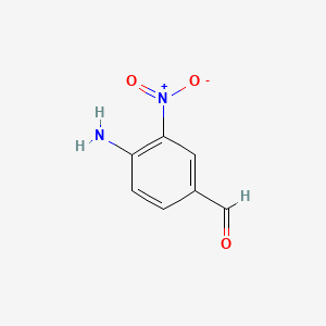 4-Amino-3-nitrobenzaldehyde chemical structure (CAS 51818-99-6)