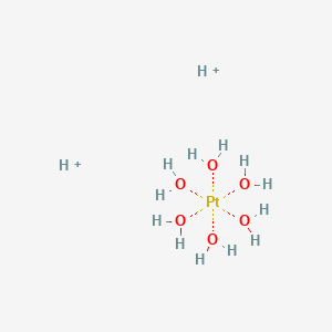 Hydrogen hexahydroxyplatinate(IV) chemical structure (CAS 51850-20-5)