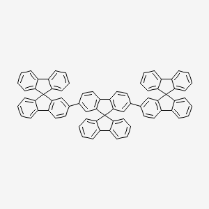 2,2'':7'',2''''-Ter(9,9'-spirobi[fluorene]) chemical structure (CAS 518997-91-6)