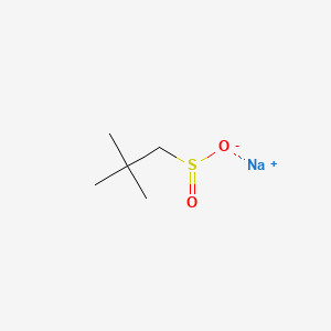 Sodium 2,2-dimethylpropane-1-sulfinate chemical structure (CAS 51928-41-7)