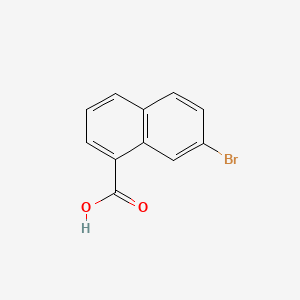 7-Bromo-1-naphthoic acid chemical structure (CAS 51934-39-5)