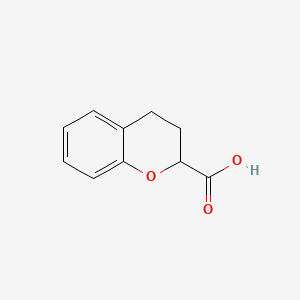 Chromane-2-carboxylic acid chemical structure (CAS 51939-71-0)